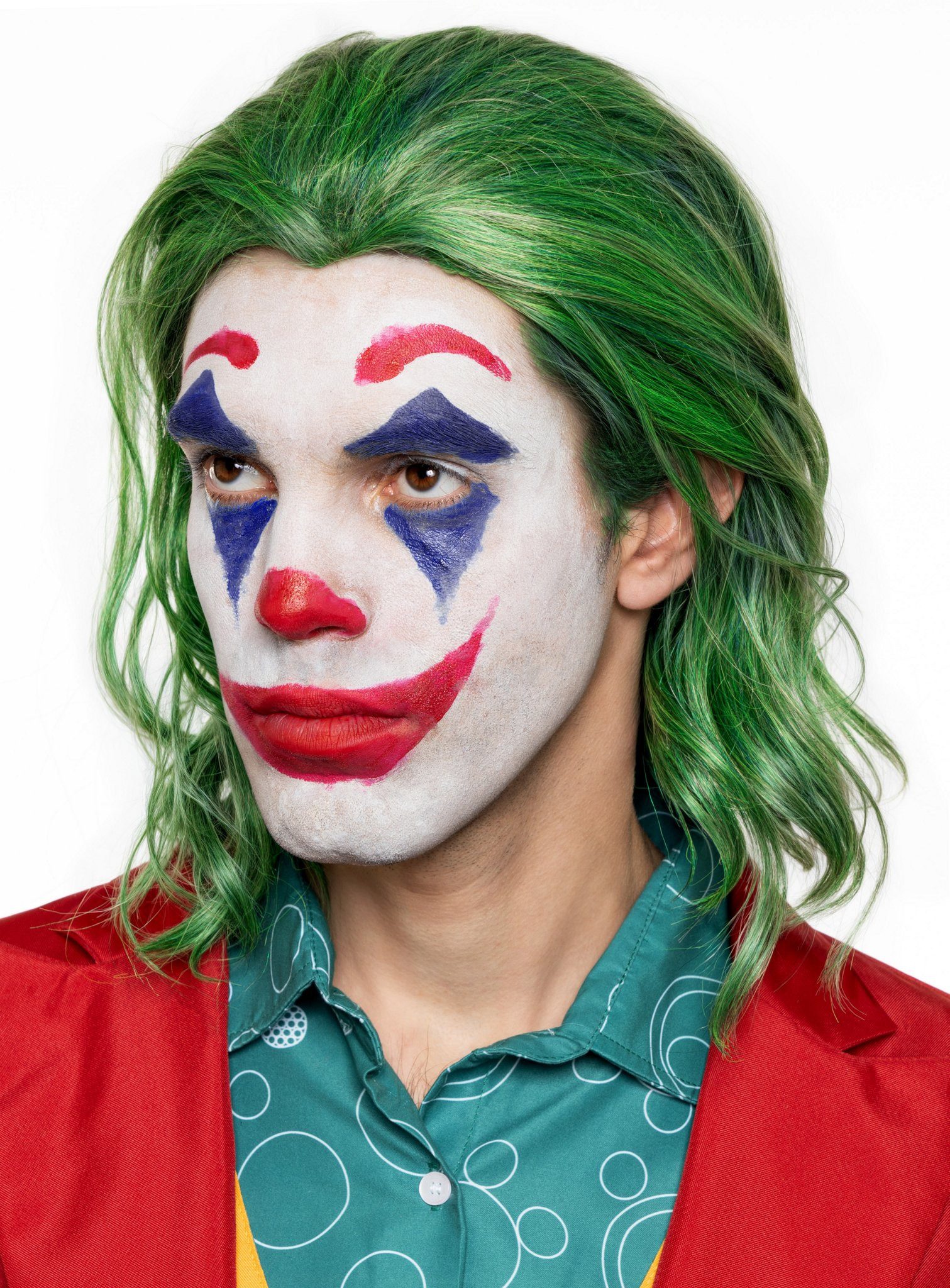 Maskworld Theaterschminke Make-up Set Joker 2019, Halloween Schminkset mit optimal aufeinander abgestimmten Komponenten