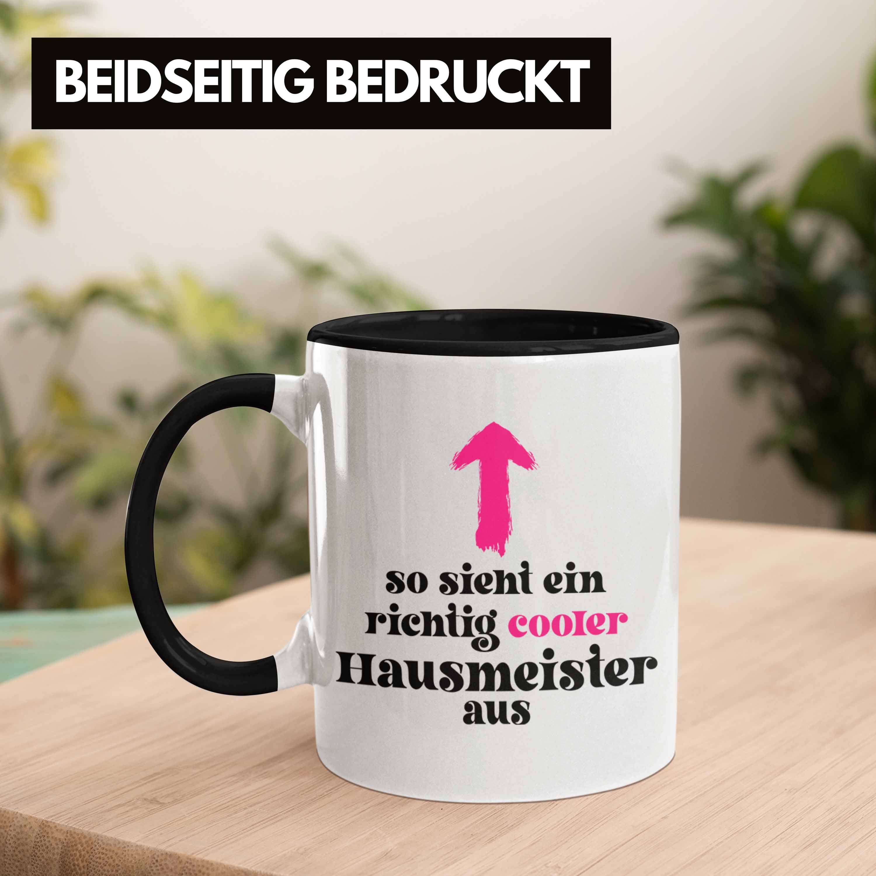 Trendation Tasse Lustig Schwarz Spruch Tasse Haustechniker Hausmeister Trendation Lustiges Geschenke 