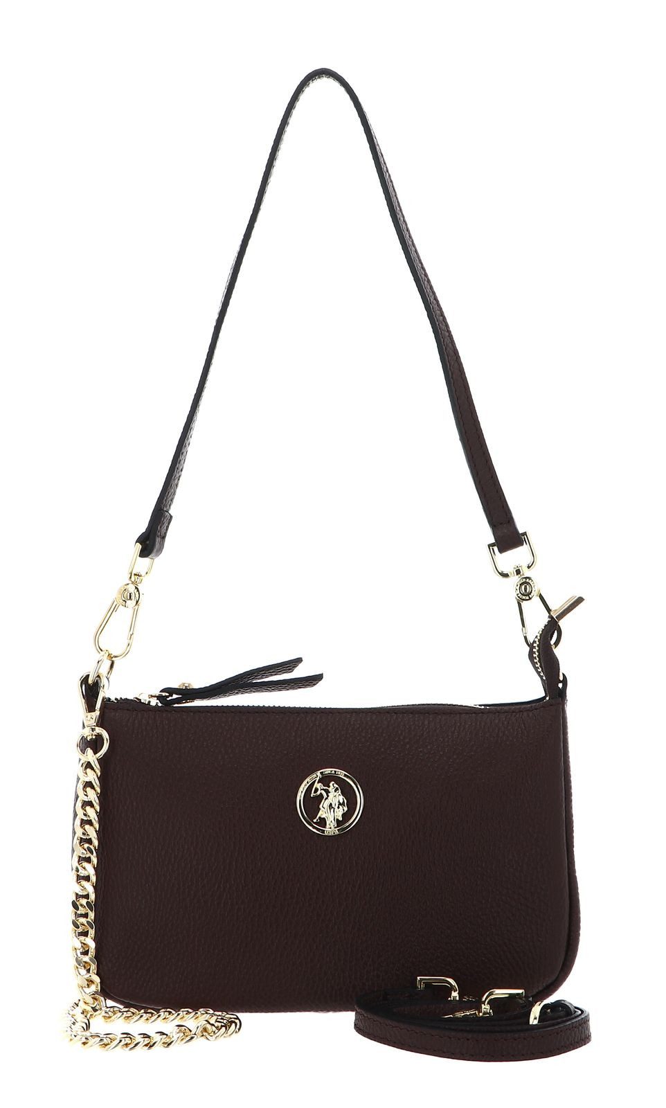 Schultertasche Small Hobo Leather Bag