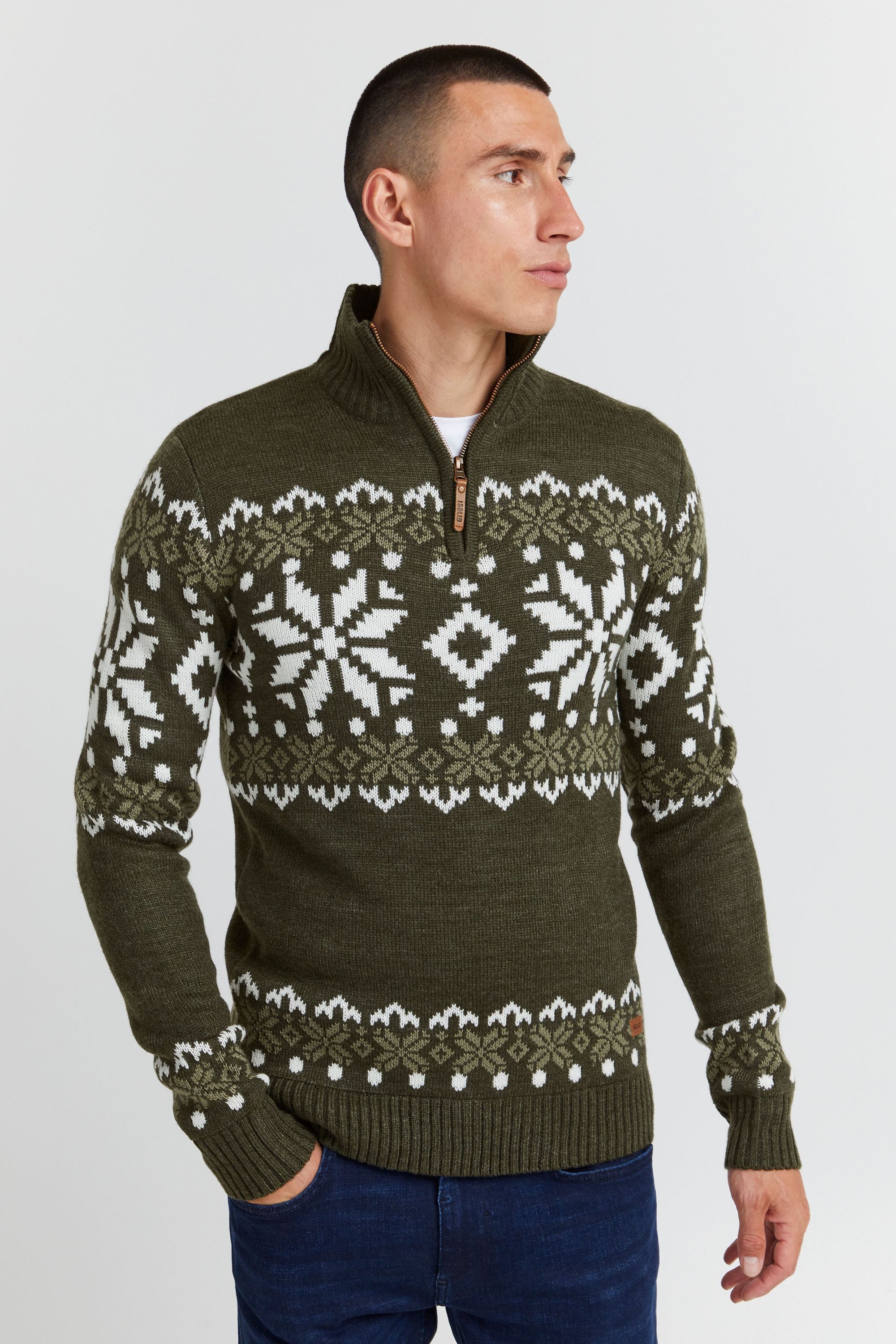 !Solid Troyer SDNorwin Strickpulli mit Norweger günstig online kaufen