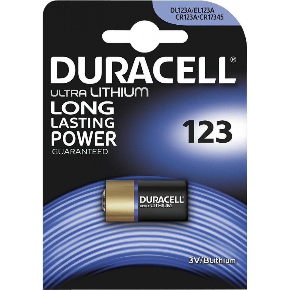 Duracell 123 Ultra Batterie. Akku