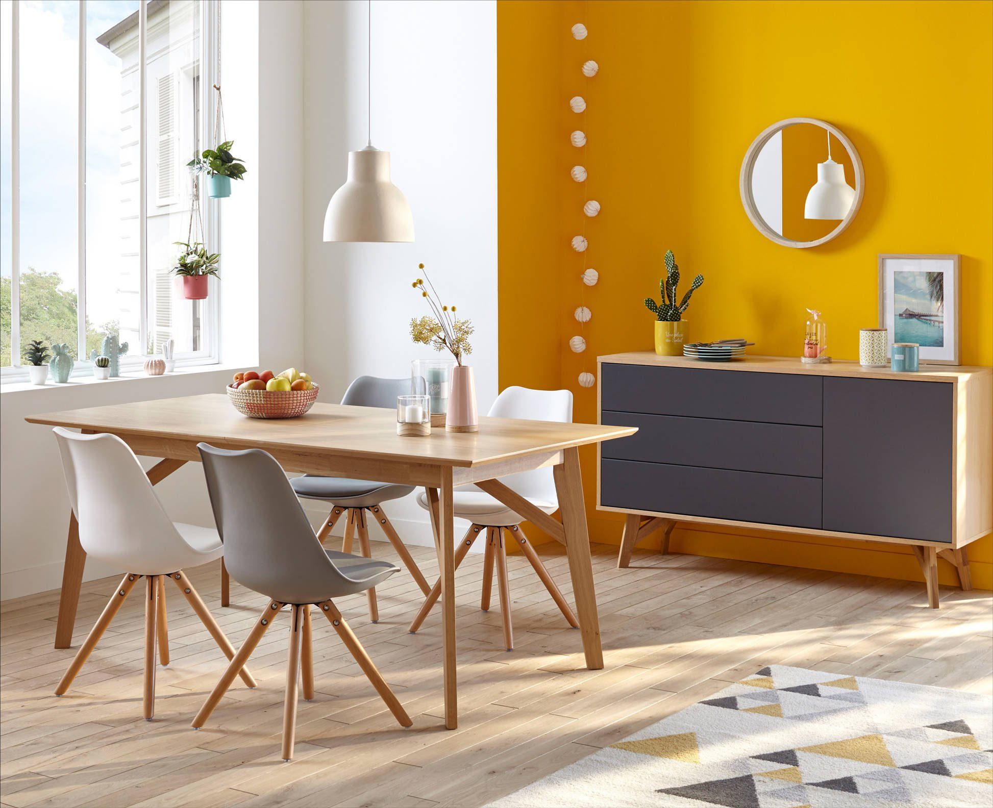 Atmosphera Créateur d'intérieur Wandspiegel Runder Spiegel mit Holzrahmen, günstig online kaufen