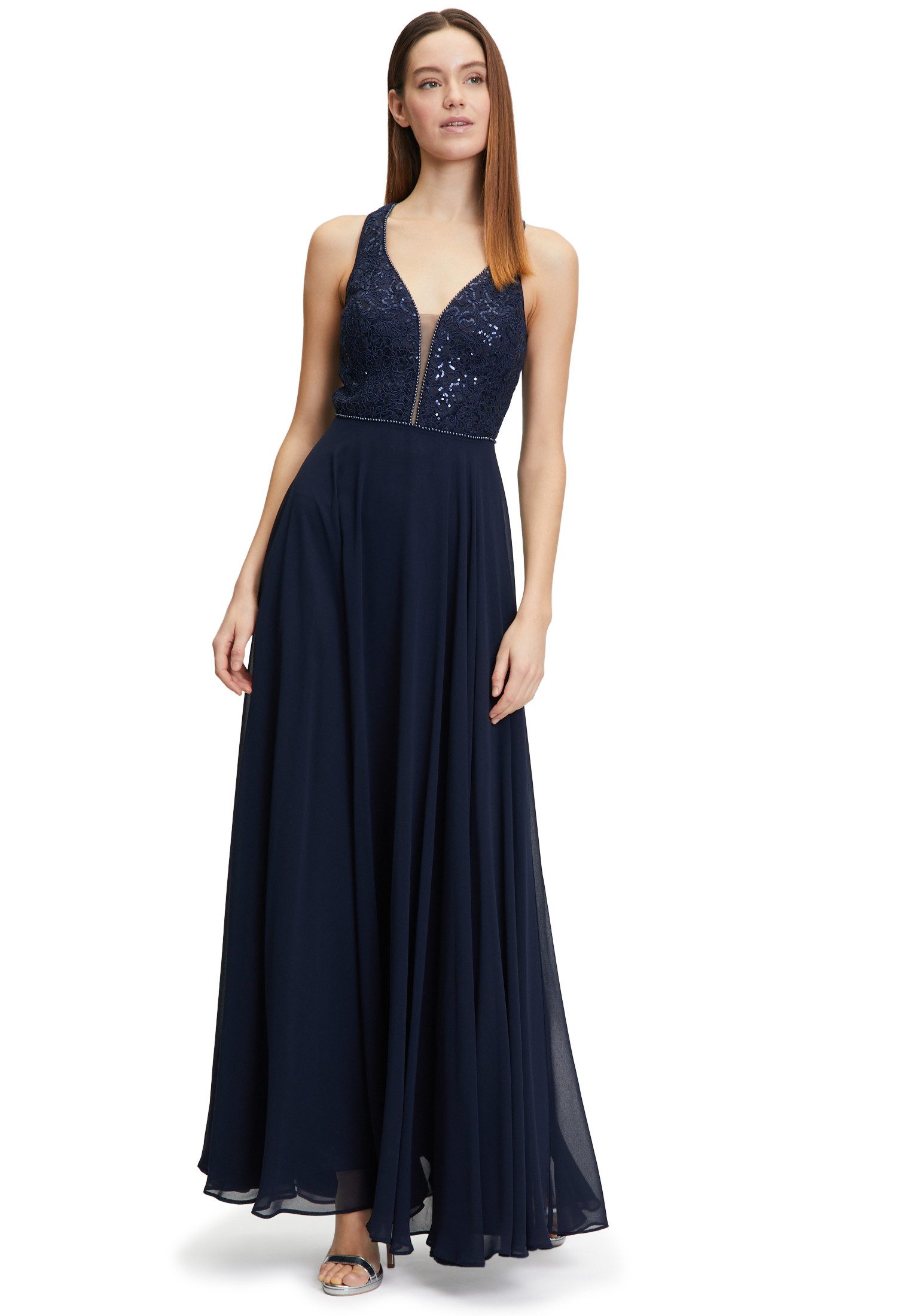 VERA MONT Abendkleid Vera Mont Abendkleid mit Pailletten Perlen mehr