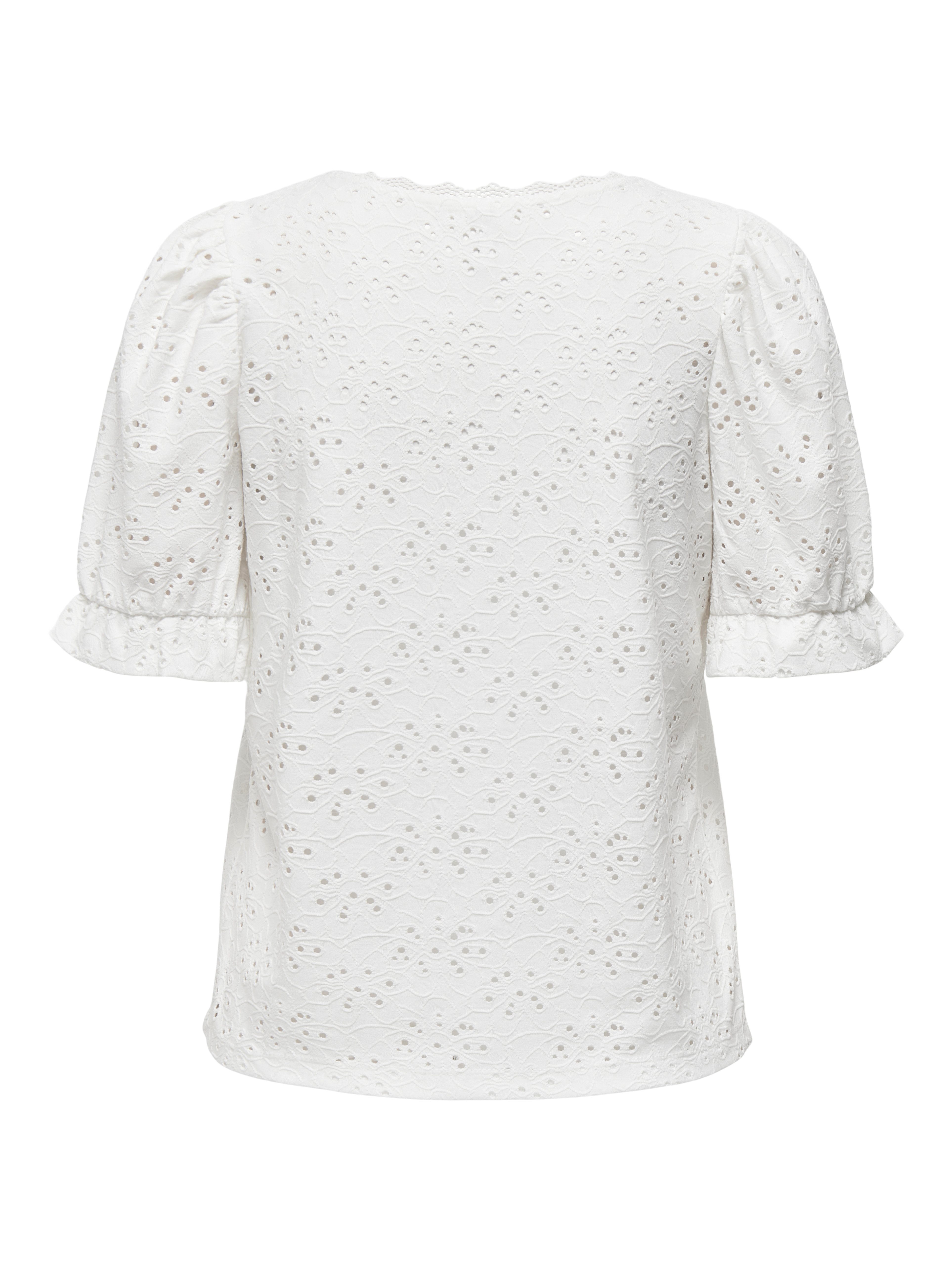 ONLY Kurzarmshirt ONLNEW SMILLA LIFE S/S PUFF TOP JRS – Bild 5 von 5