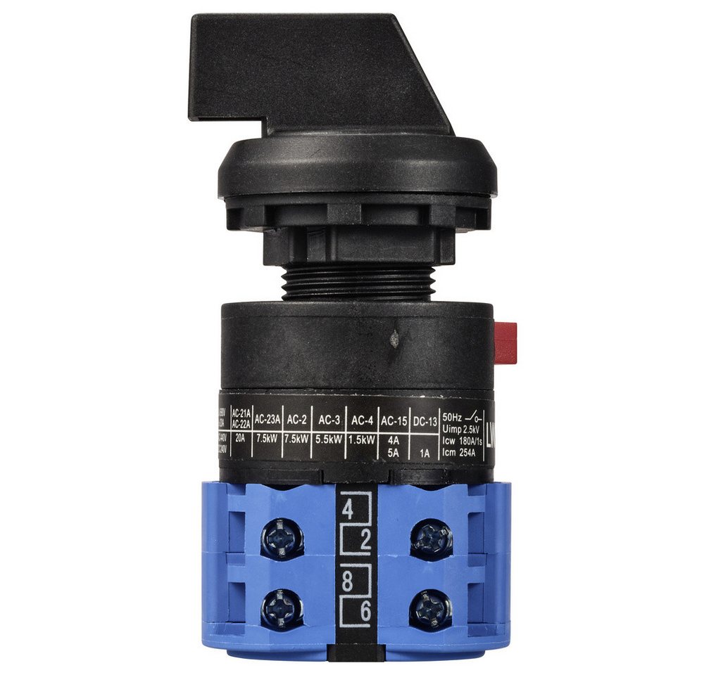 Thumbnail - TRU COMPONENTS Schalter TRU COMPONENTS TC-LW26-20 6C04/2C55I Nockenschalter 20 A 690 V 1 x 60 (TC-LW26-20 6C04/2C55I)