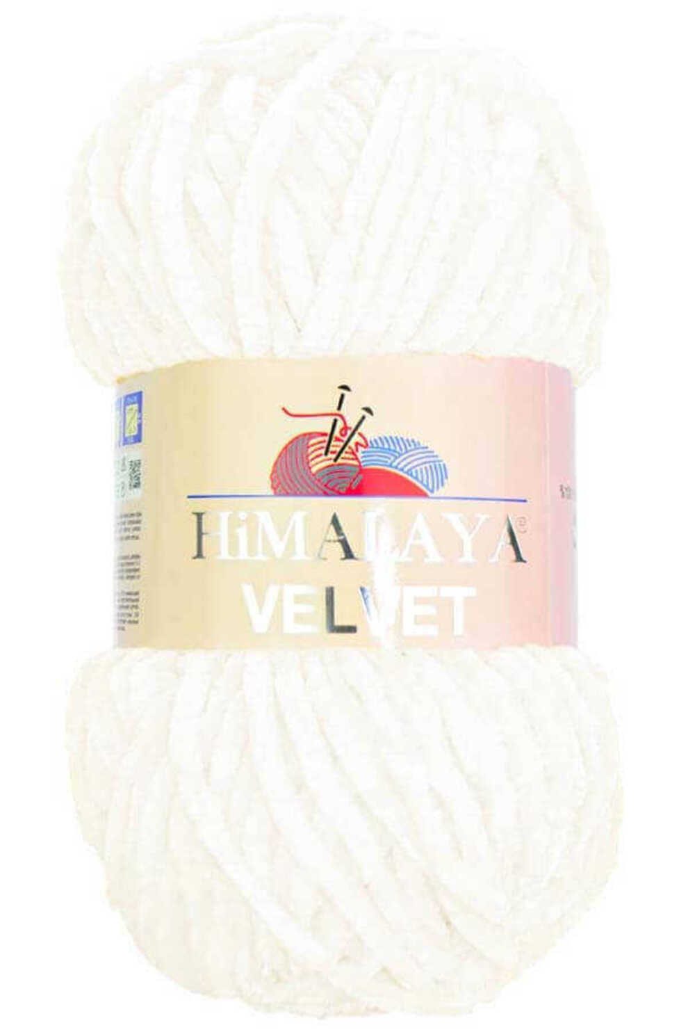 Himalaya Velvet Wolle - 100% Micro-Polyester, 100g/120m, Stärke 6 Super Bulky Häkelwolle, 120 m (Einzel-Pack, 1-St., Wolle), Superbauschiges Chenille Garn