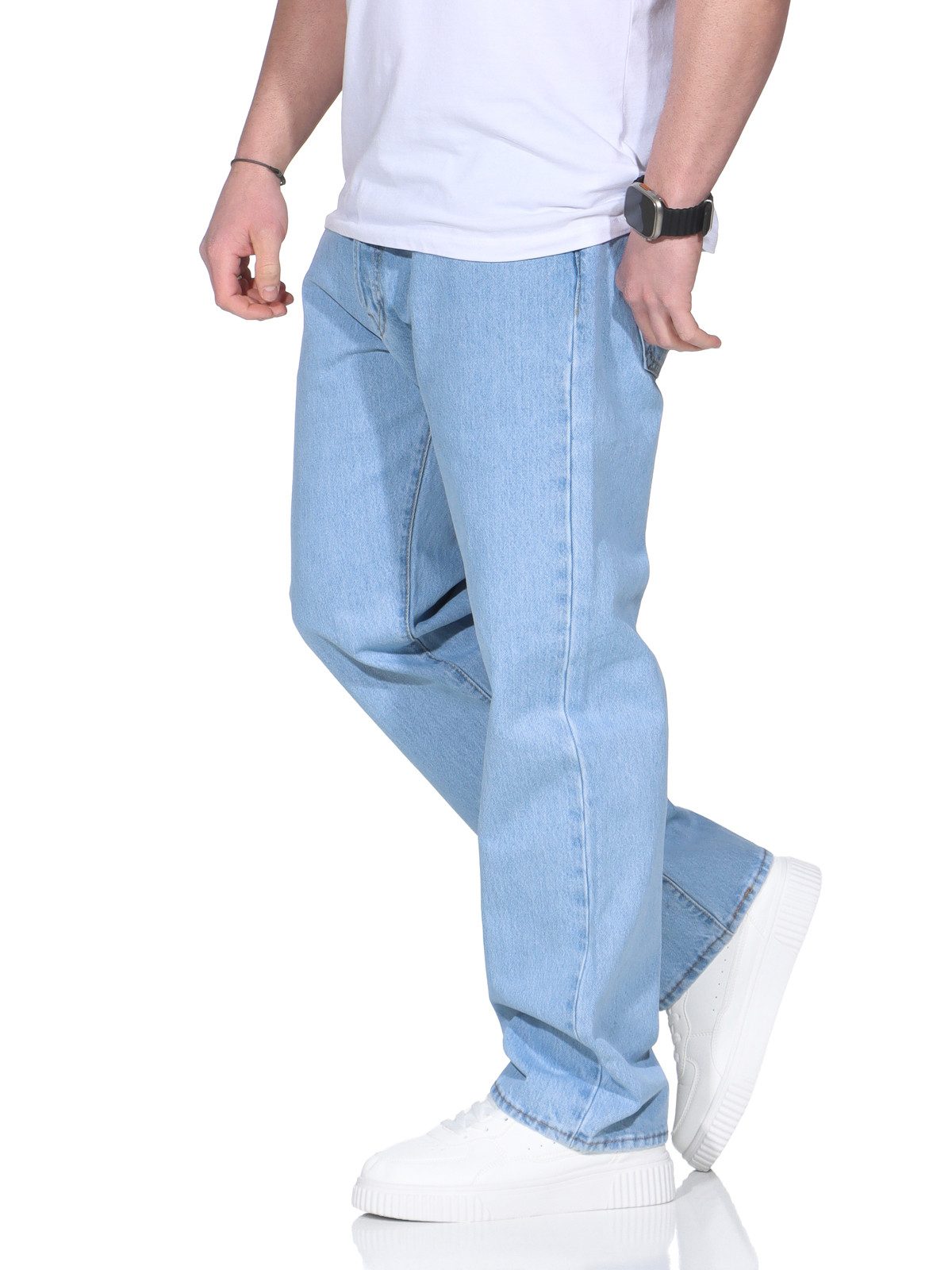Levi's® Straight-Jeans Herren Jeans 501® LEVI'S ORIGINAL gerader Passform, robuster Denim 5-Pocket-Style – Bild 5 von 5