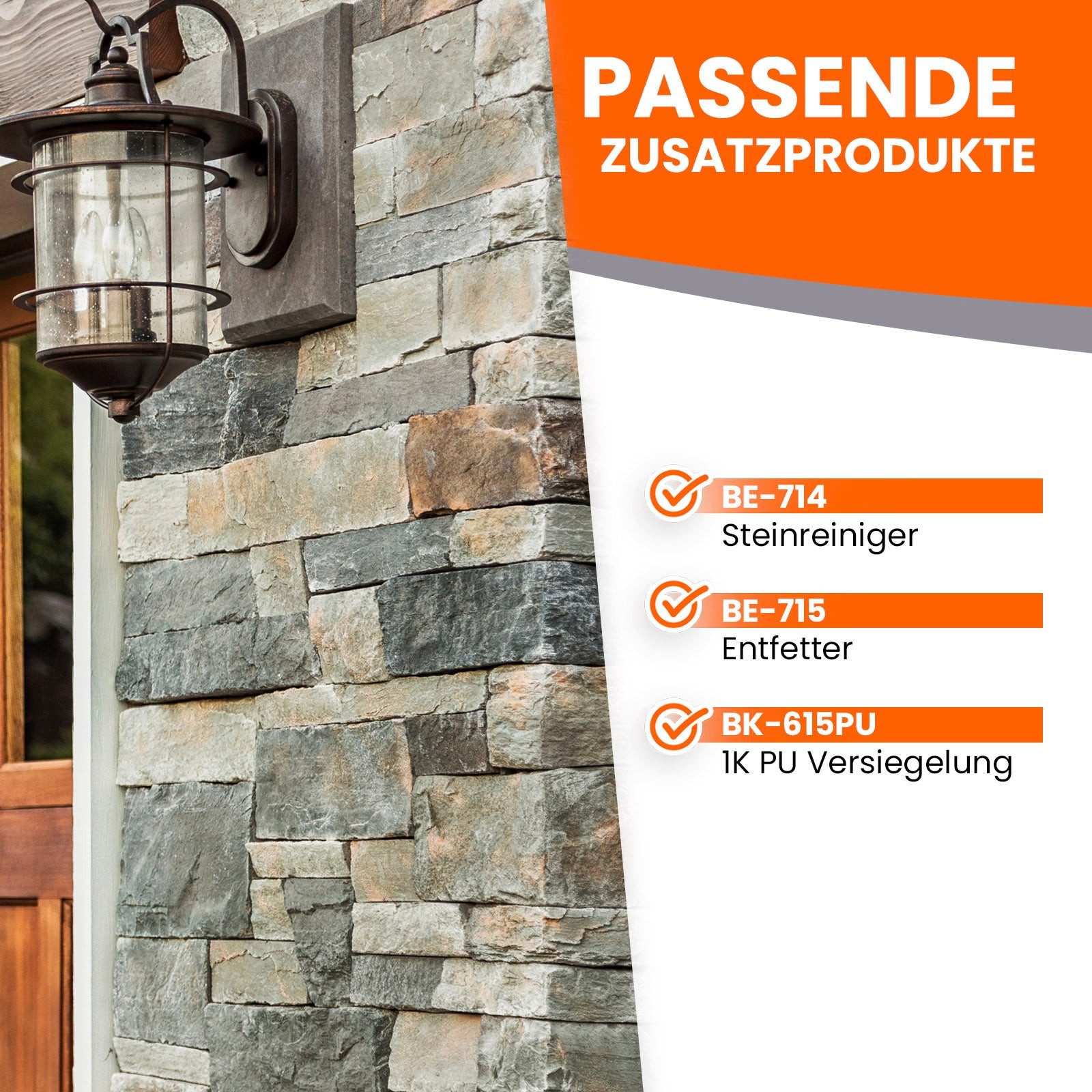 BEKATEQ BE-840 Steinversiegelung Naturstein-Imprägnierung (1L reicht für ca. 10 m), Steinimprägnierung, Oberflächenpflegemittel