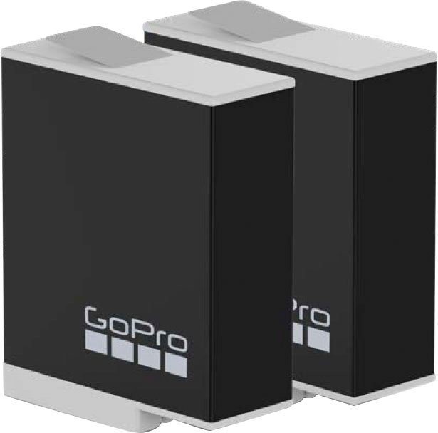 GoPro Enduro Akku 2er-Pack Actioncam Zubehör, Erheblich bessere Leistung  bei kaltem Wetter und Temperaturen bis -10 °C
