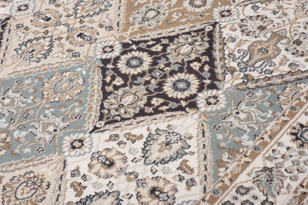 Mazovia Orientteppich Klassisch Patchwork Beige Creme Flur, Diele, Küche, Büro, Fußbodenheizung – Bild 3 von 5