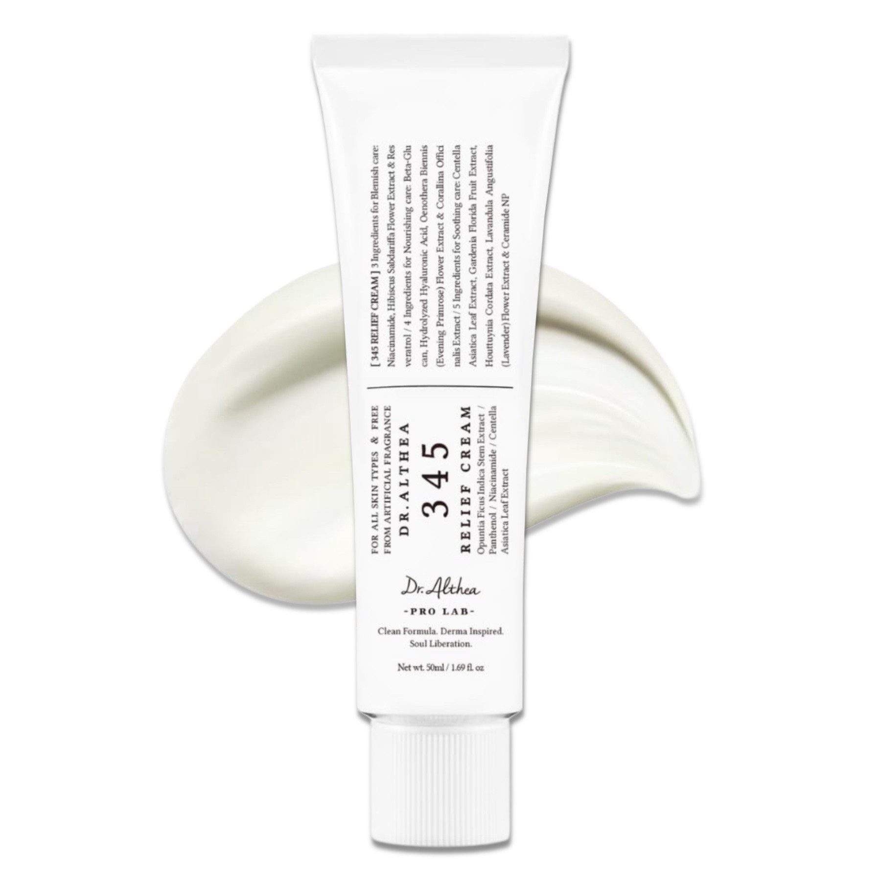 Tagescreme 345 Relief Cream 50ml Intensive Repair Cream mit Niacinamid Pantenol