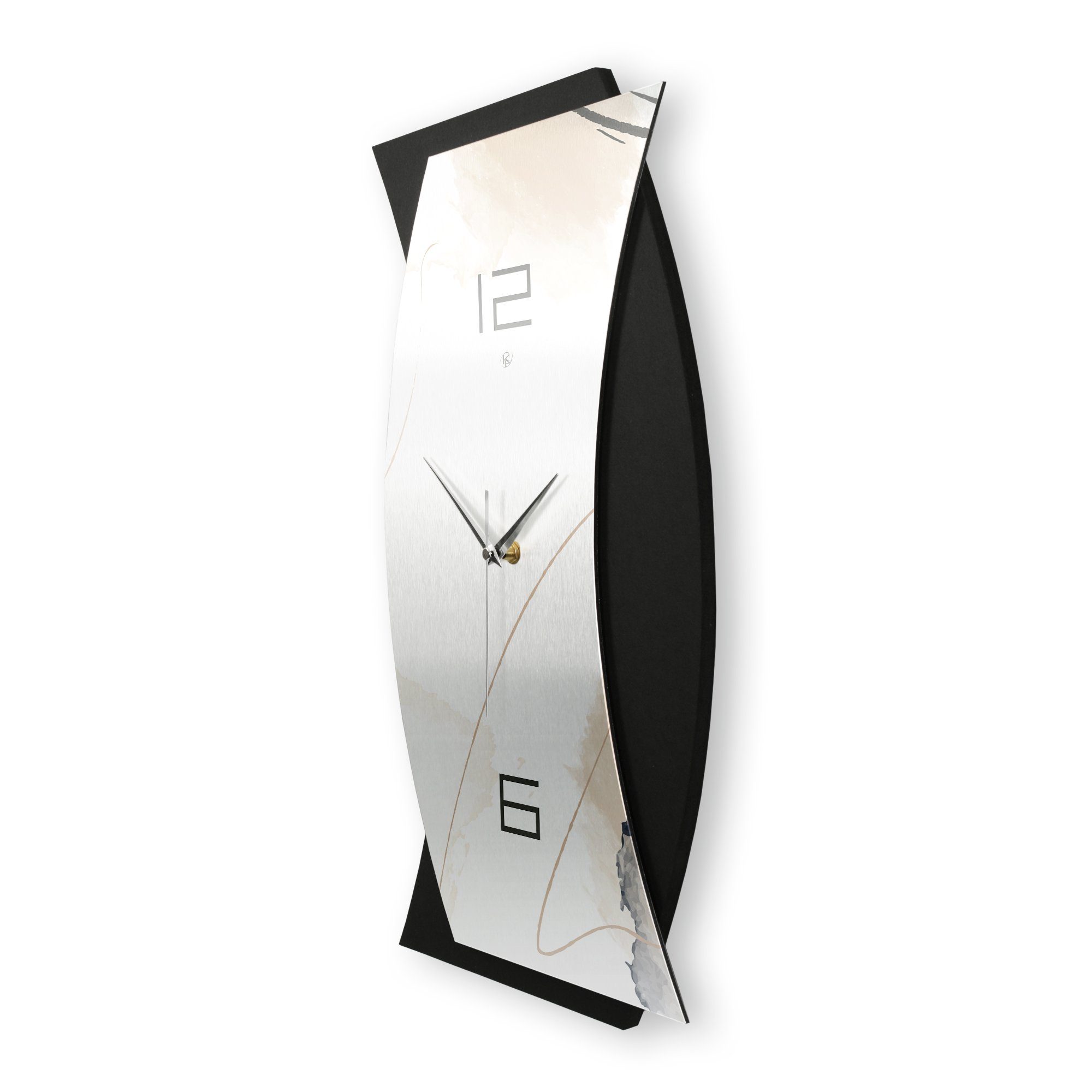 Kreative Feder Wanduhr 3D Designer-WANDUHR Artistic günstig online kaufen