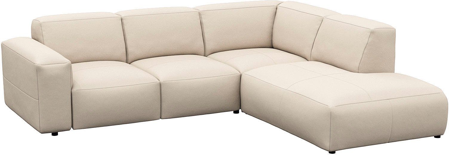 FLEXLUX Ecksofa Lucera, super Sitzkomfort durch Kaltschaum im Sitz, L-Form, modern & anschmiegsam, Designsofa, modernes skandinavisches Design
