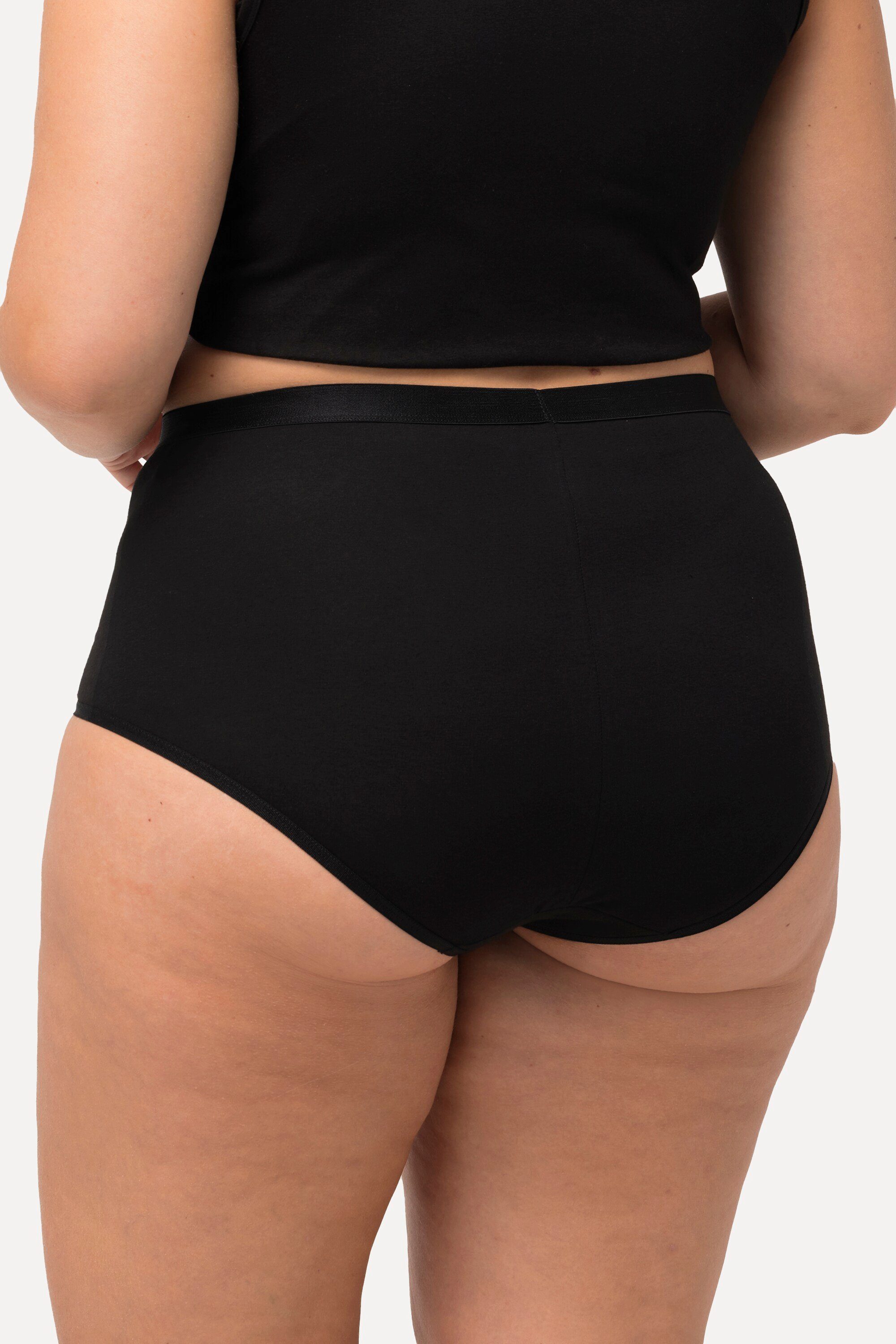 Ulla Popken Miederhose Bodyforming-Taillenslip Satinblenden Shapewear
