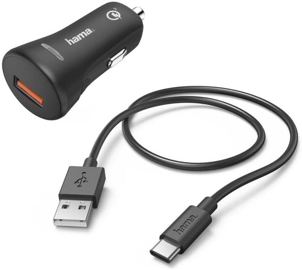 Handy-Ladegerät für Auto, 12 V, 3 A, 1,5 m, schwarz, 00183231 Auto-Adapter
