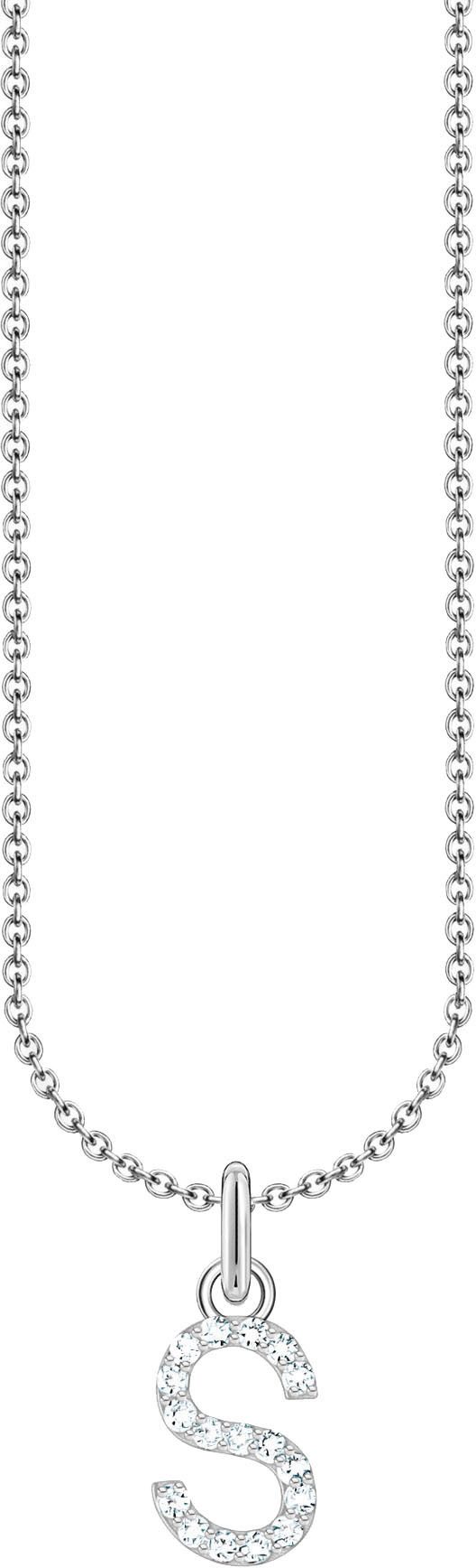 THOMAS SABO Kette mit Anhänger Buchstab...
