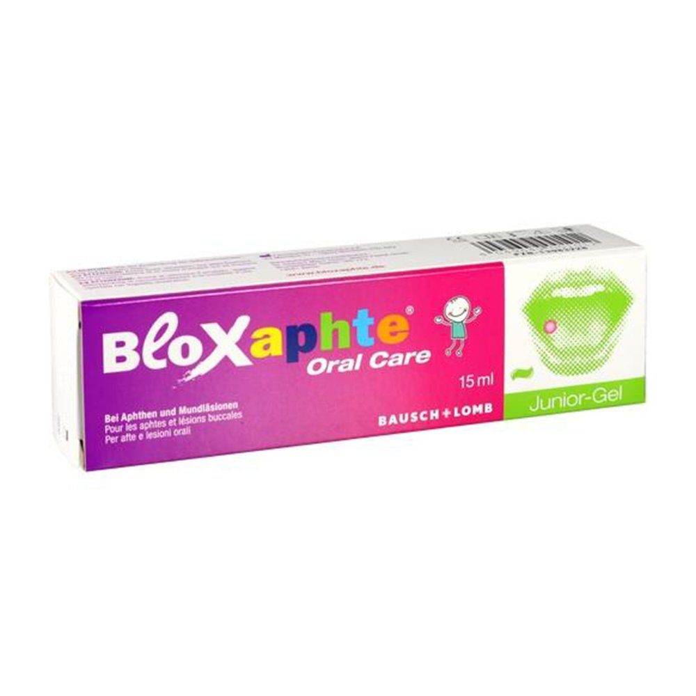 Zahnpasta BLOXAPHTE Oral Care Junior-Gel, 15 ml