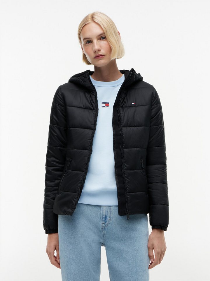 Tommy Jeans Steppjacke TJW SLIM LW HOODED PADDED JACKET Steppware, slim fit, mit Kapuze