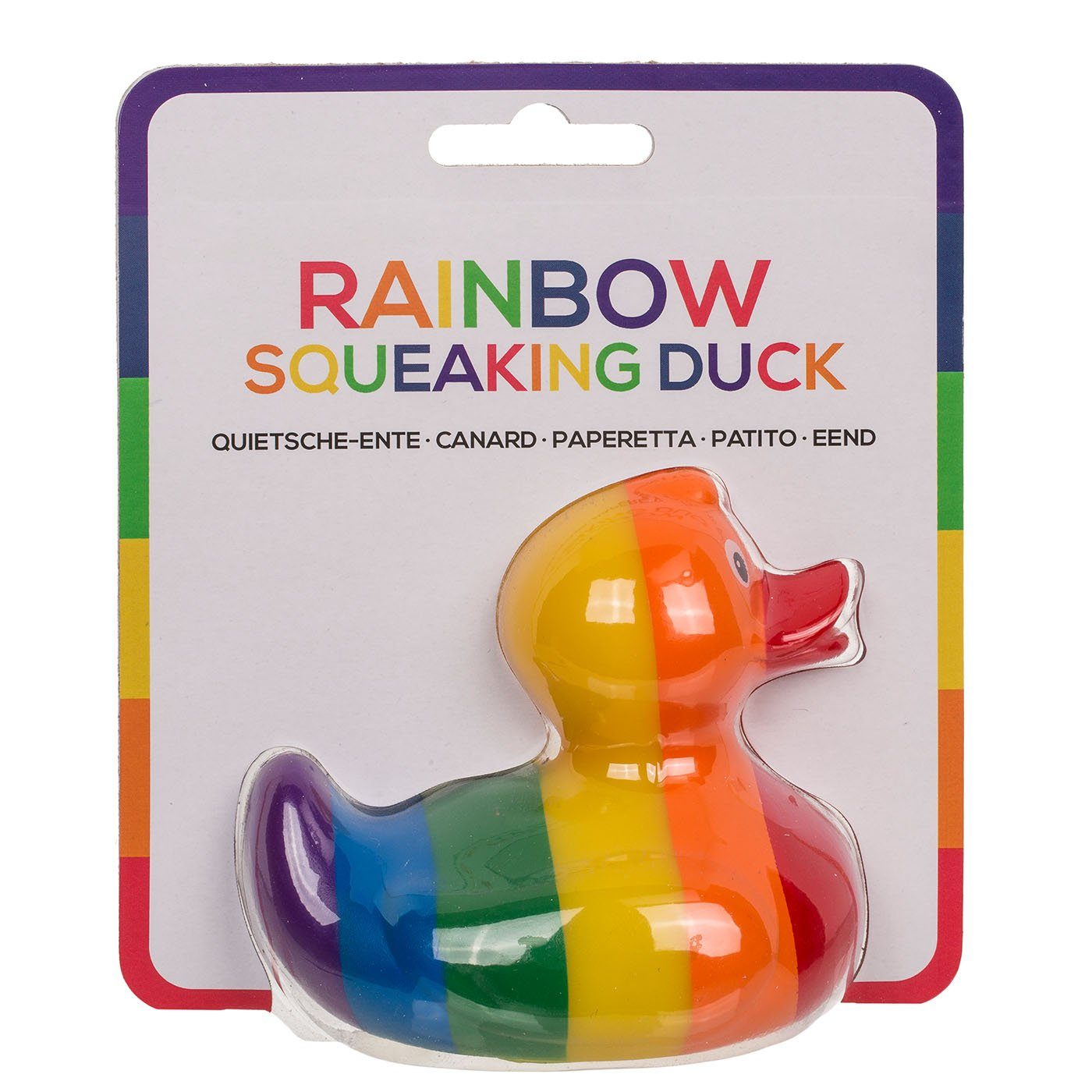 ReWu Badaccessoire-Set Regenbogen Pride Quietsche-Ente Badeente. € 7,99