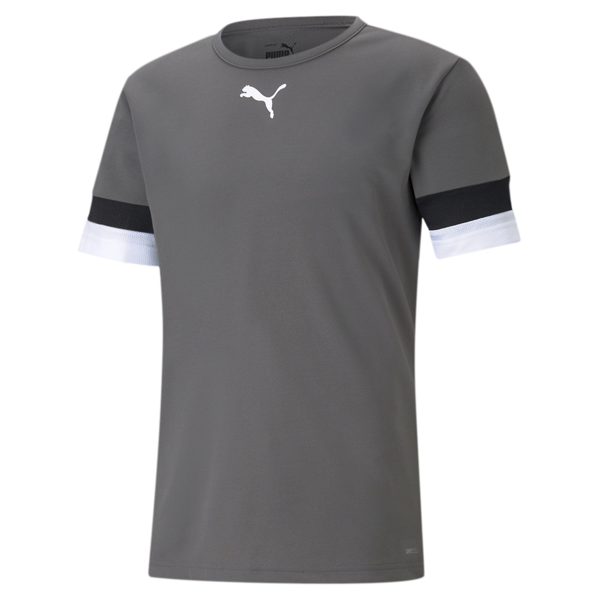 PUMA Trainingstop TEAMRISE JERSEY Regular Fit, mit Rundhalsausschnitt, mit Mesh-Details an den Ärmeln