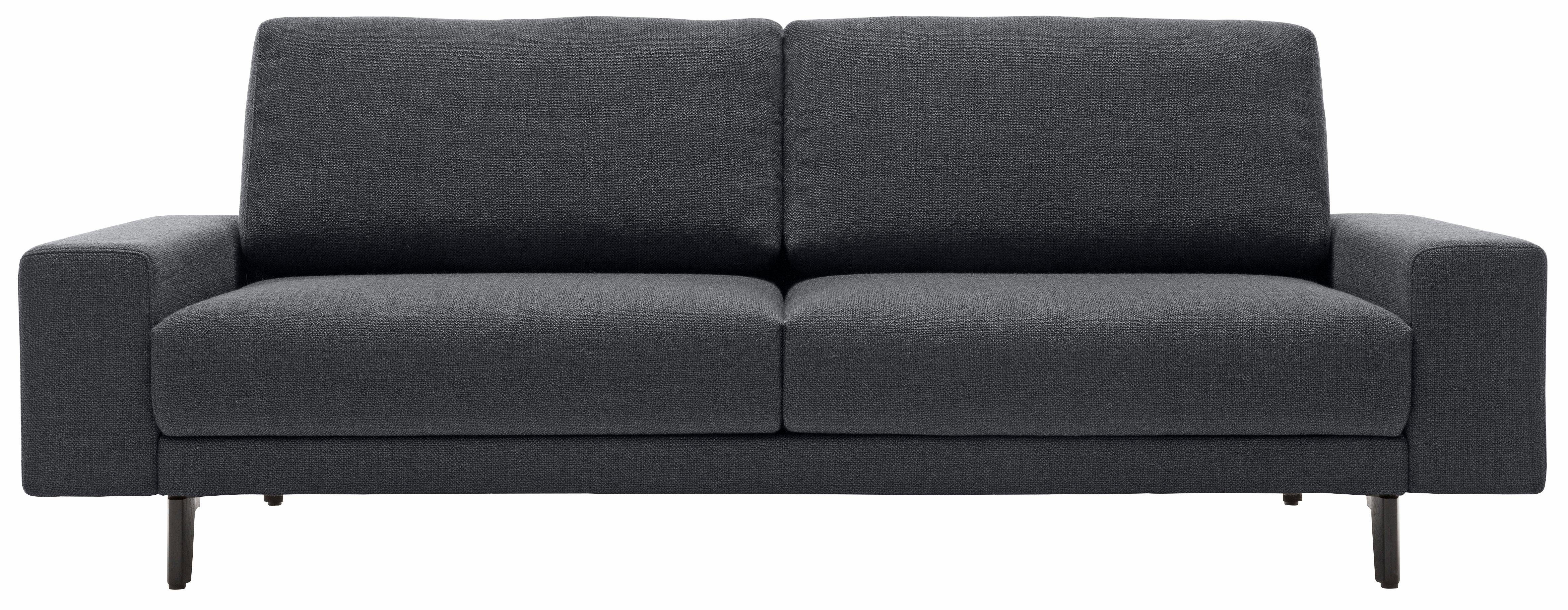 hülsta cm Alugussfüße Breite umbragrau, Armlehne niedrig, 2-Sitzer 180 in hs.450, breit sofa
