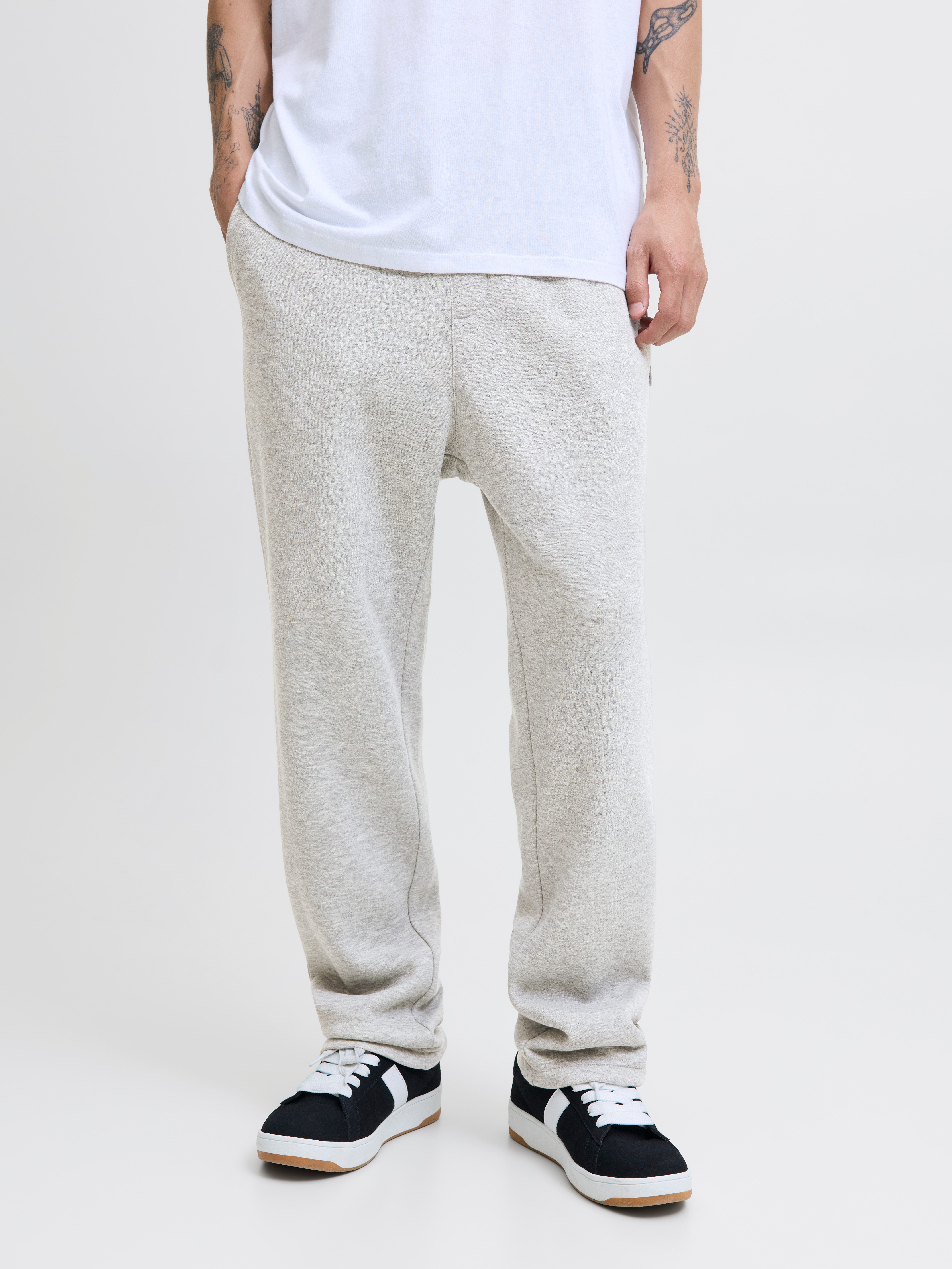 Jack & Jones Sweathose JPSTKANE BRADLEY UNCUFFED SWT PANTS NOOS Materialmix, relaxed fit