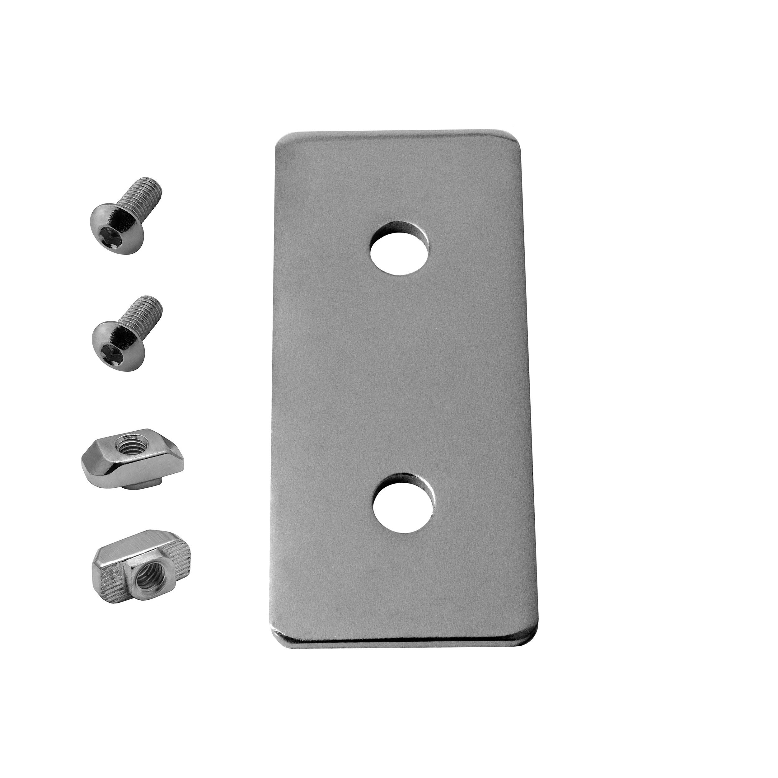 Profil Verbinderplatte - I - 60x25mm Aussen Flachverbinder 30x30 Aluprofil