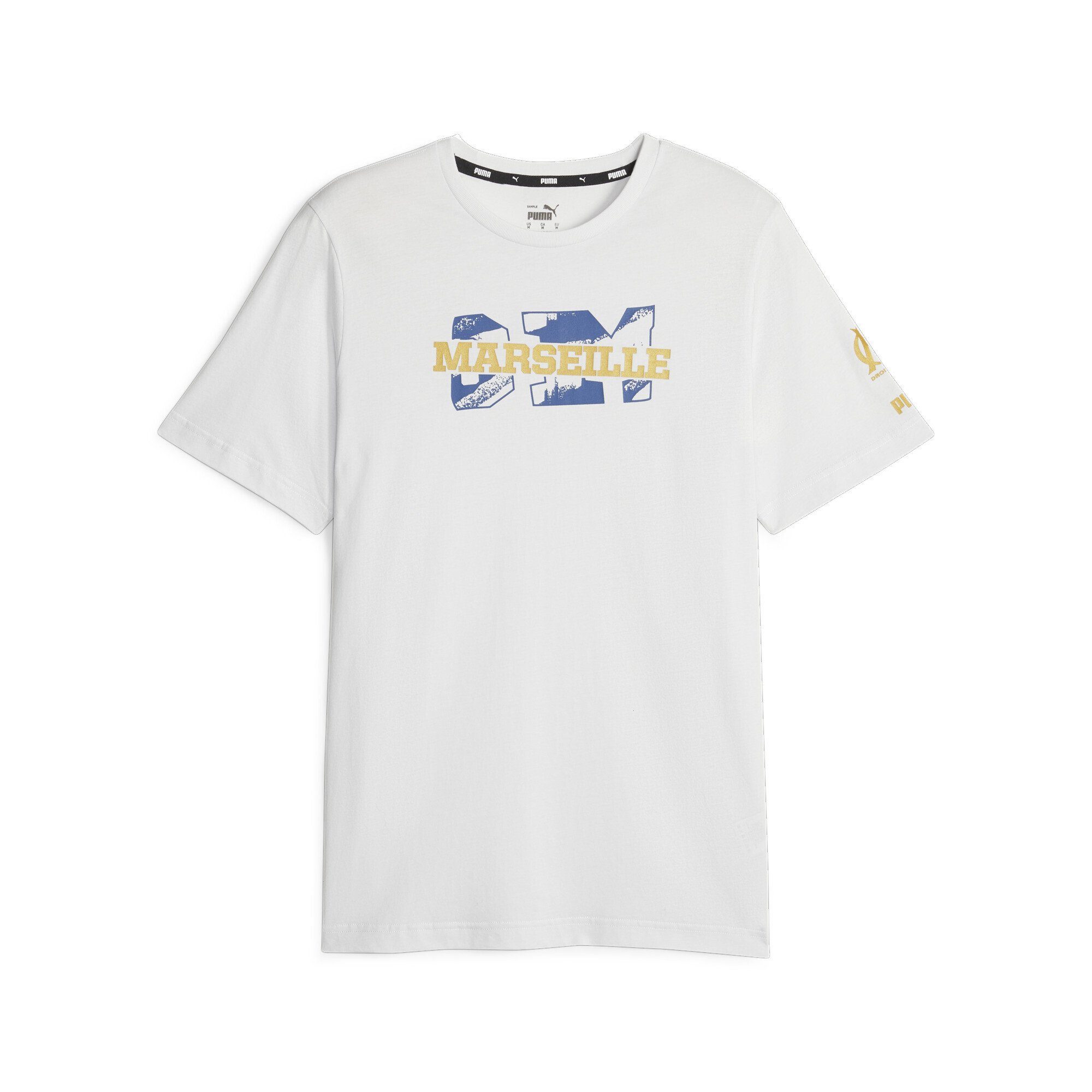 T-Shirt PUMA de Marseille FtblCore Graphic Herren T-Shirt Olympique