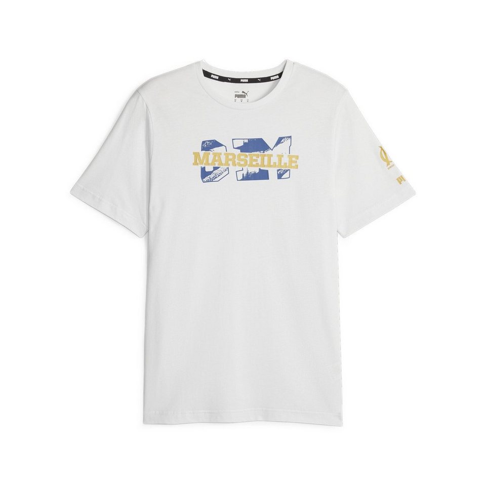 Marseille FtblCore Graphic Herren Olympique T-Shirt PUMA de T-Shirt