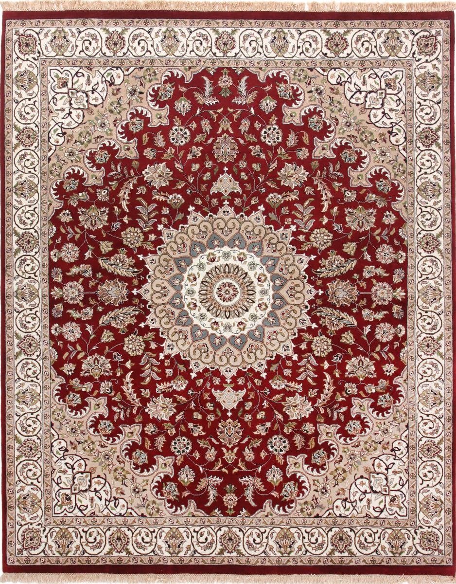 Orientteppich Indo Keshan 200x245 Handgeknüpfter Orientteppich, Nain Trading, rechteckig, Höhe: 12 mm
