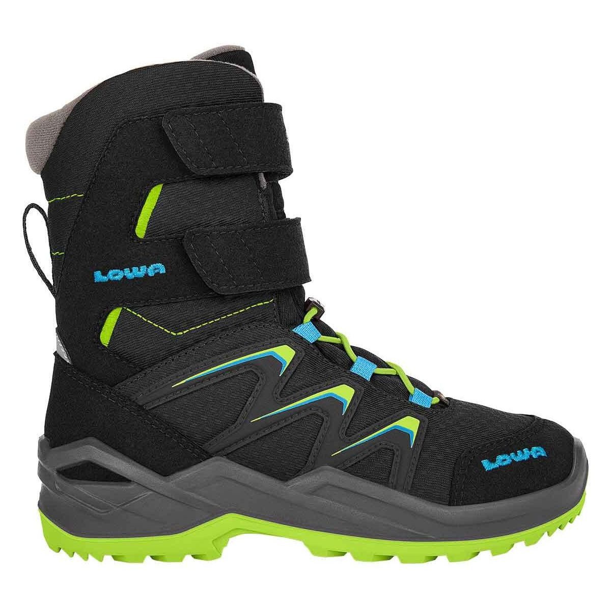 Lowa Maddox Warm GTX Hi JR Winterstiefel Warmer, wasserdichter und atmungsaktiver Kinderstiefel für ungetrübte