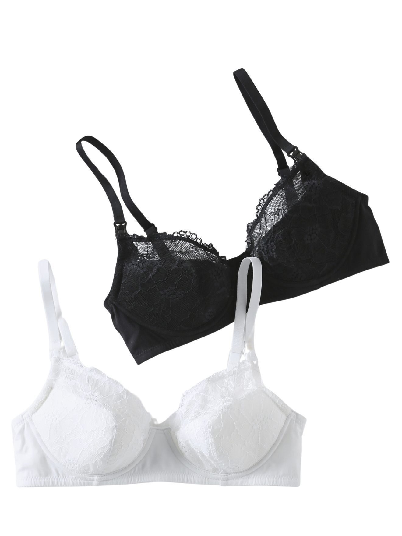 Envie de Fraise Still-BH 2er-Pack Bügel-BHs mit Spitze für Schwangerschaft 2er-Pack