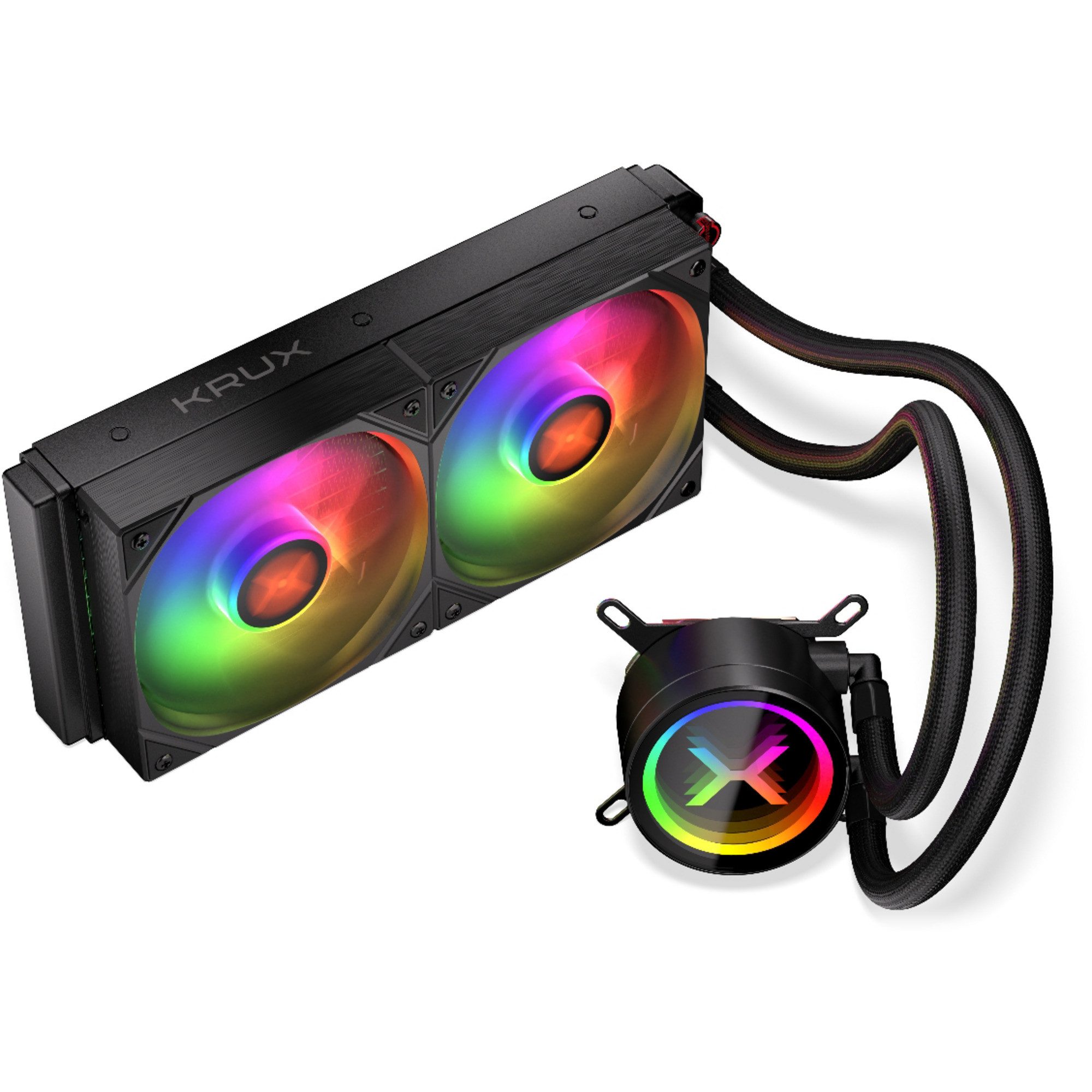 Krux CPU Kühler Krux HydroX 240 ARGB, Wasserkühlung