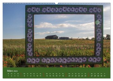 CALVENDO Wandkalender Blühendes Frau Holle Land am Hohen Meißner (Premium, hochwertiger DIN A2 Wandkalender 2023, Kunstdruck in Hochglanz)
