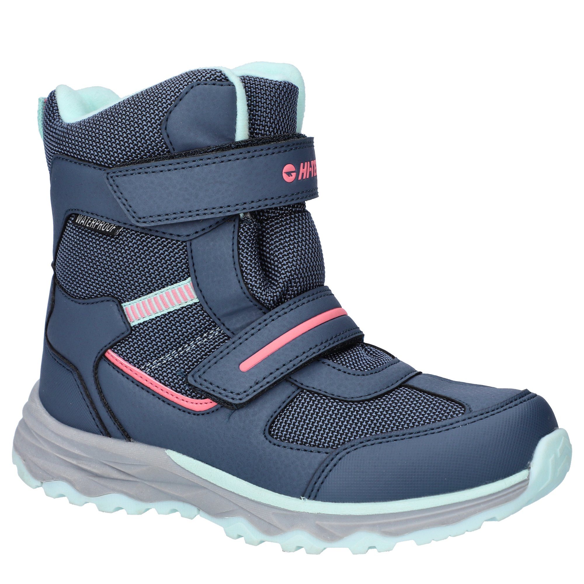 HI-TEC work Hi-Tec Penguin WP blau/pink Winterstiefel