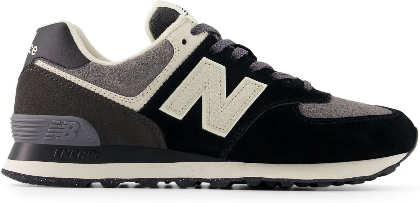 New Balance 574 BLACK beige, grau, schwarz New Balance Herren Sneaker günstig online kaufen