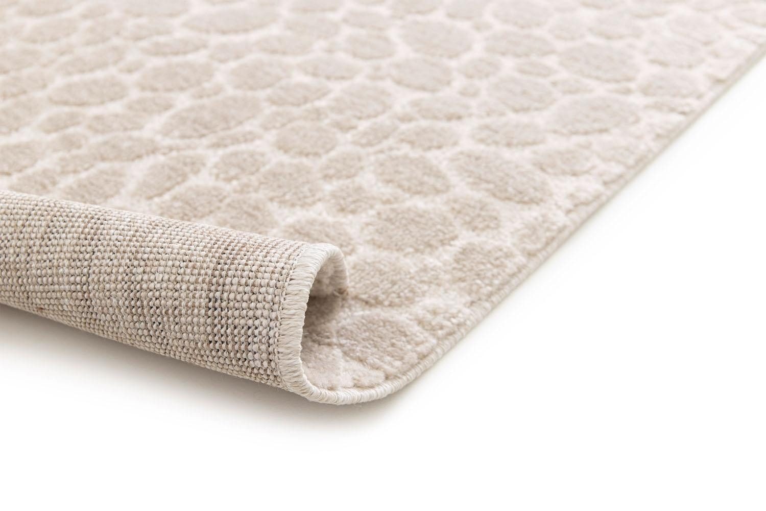 Teppich ISOLA, 160 x 230 cm, Beige, mit Leopardenmuster, rechteckig, Höhe: günstig online kaufen