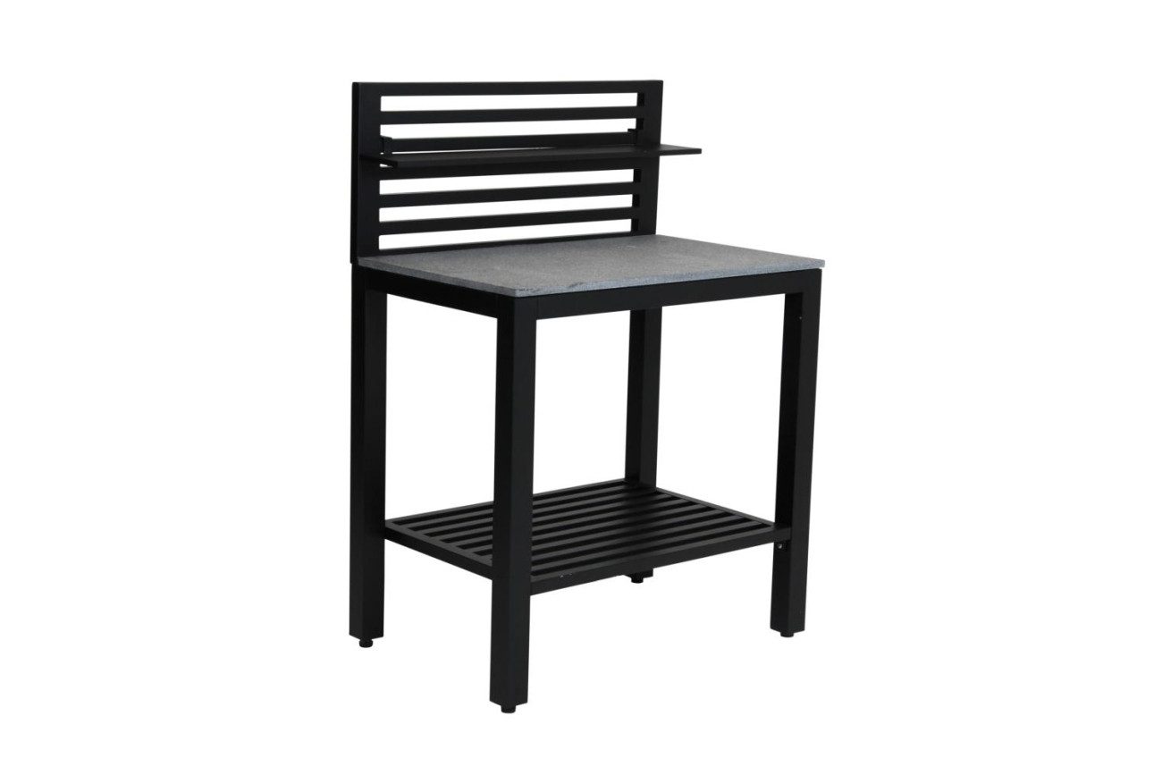 Brafab Outdoor-Küche Gartenküche Bellac Theken-Element, Schwarz
