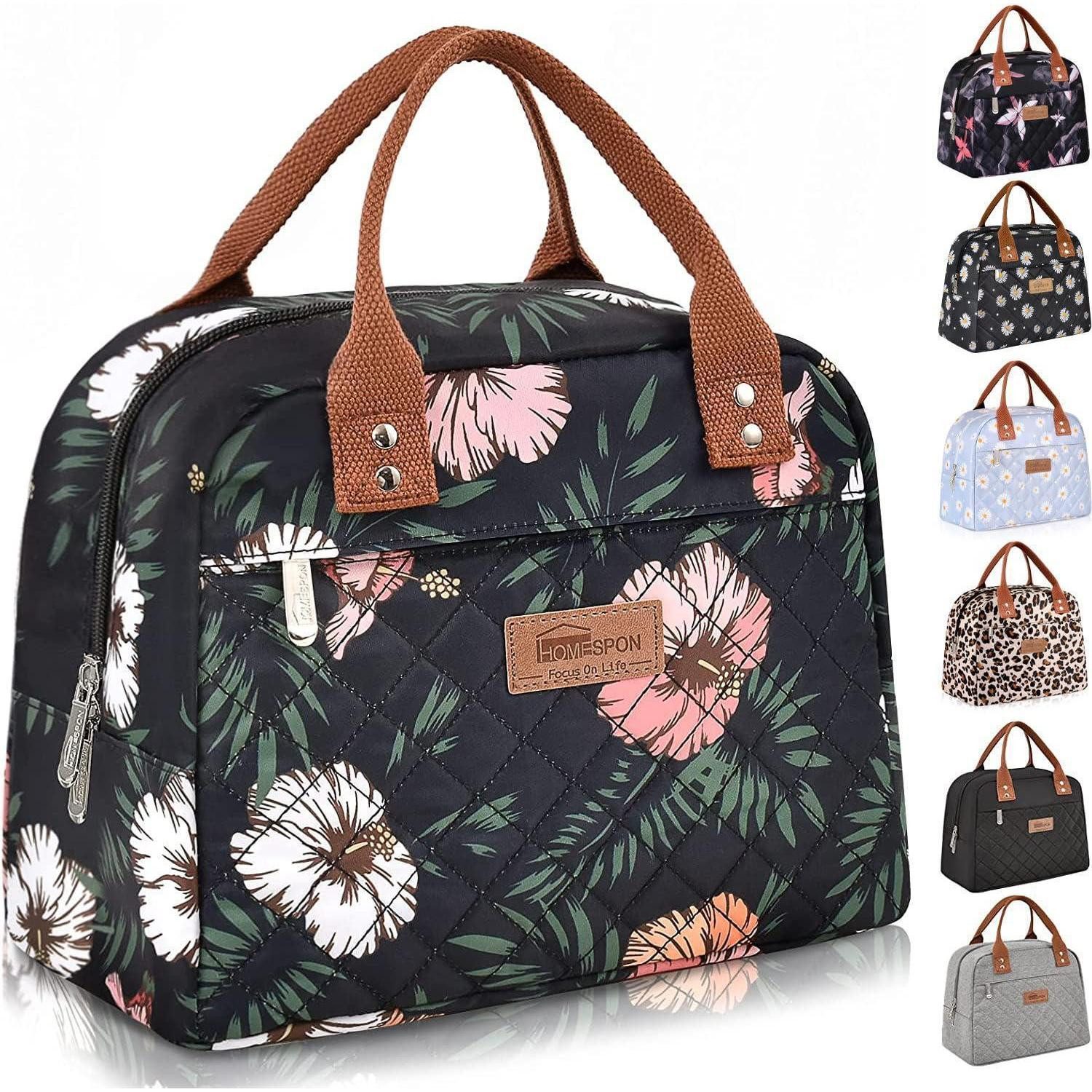 Kühltasche Lunchbag Isoliertasche Damen Herren Arbeit Blumen Floral