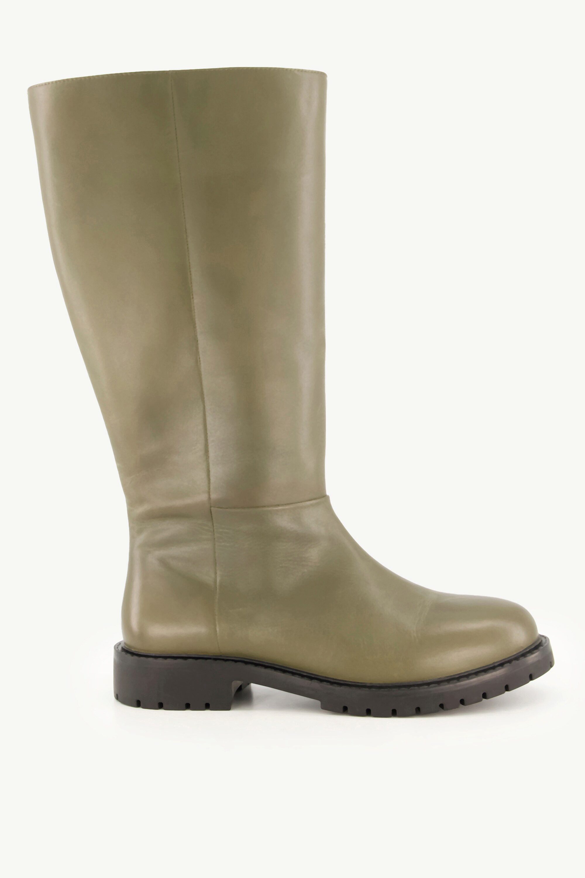 Ulla Popken Lederstiefel XL-Schaft Weite H Stiefel