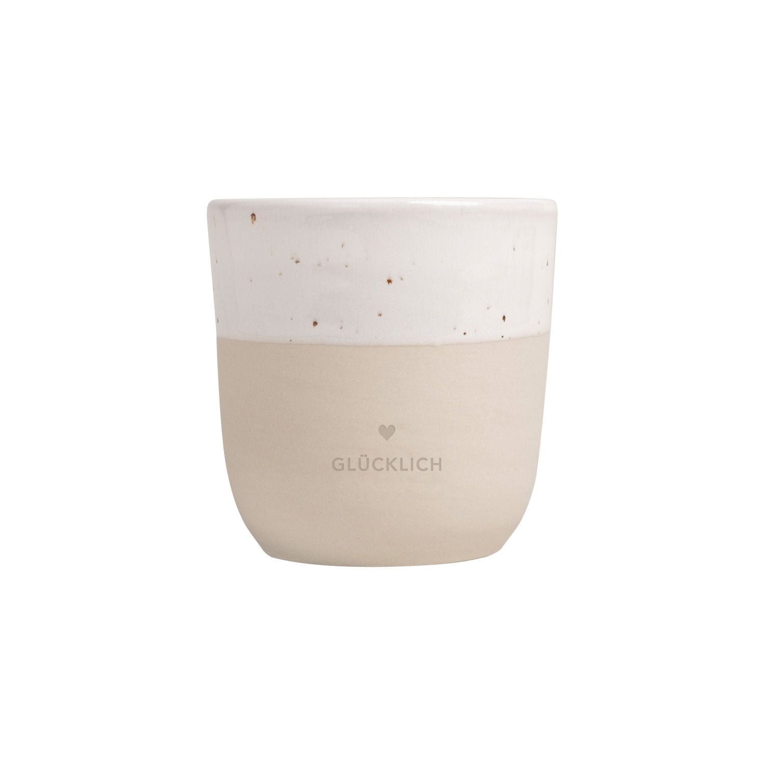 Eulenschnitt Tasse Becher Glücklich