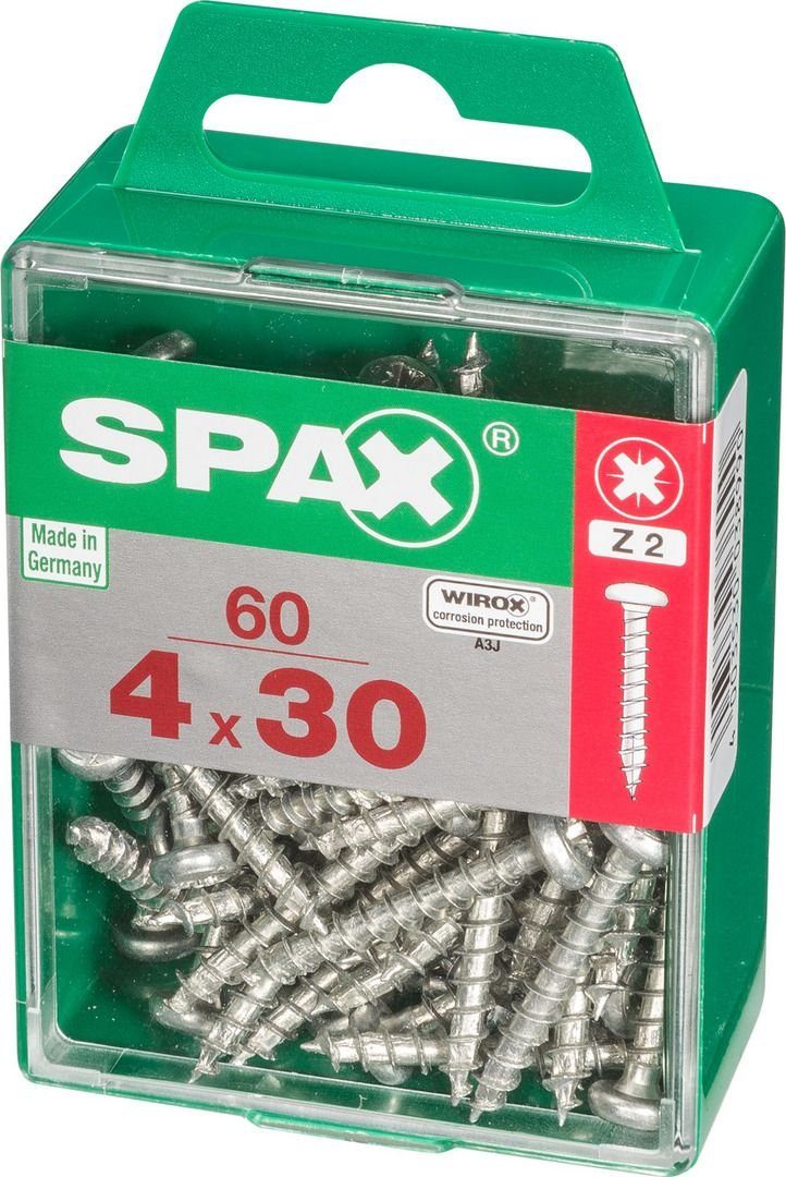 60 SPAX x 30 4.0 Spax Universalschrauben Holzbauschraube TX mm 20 -