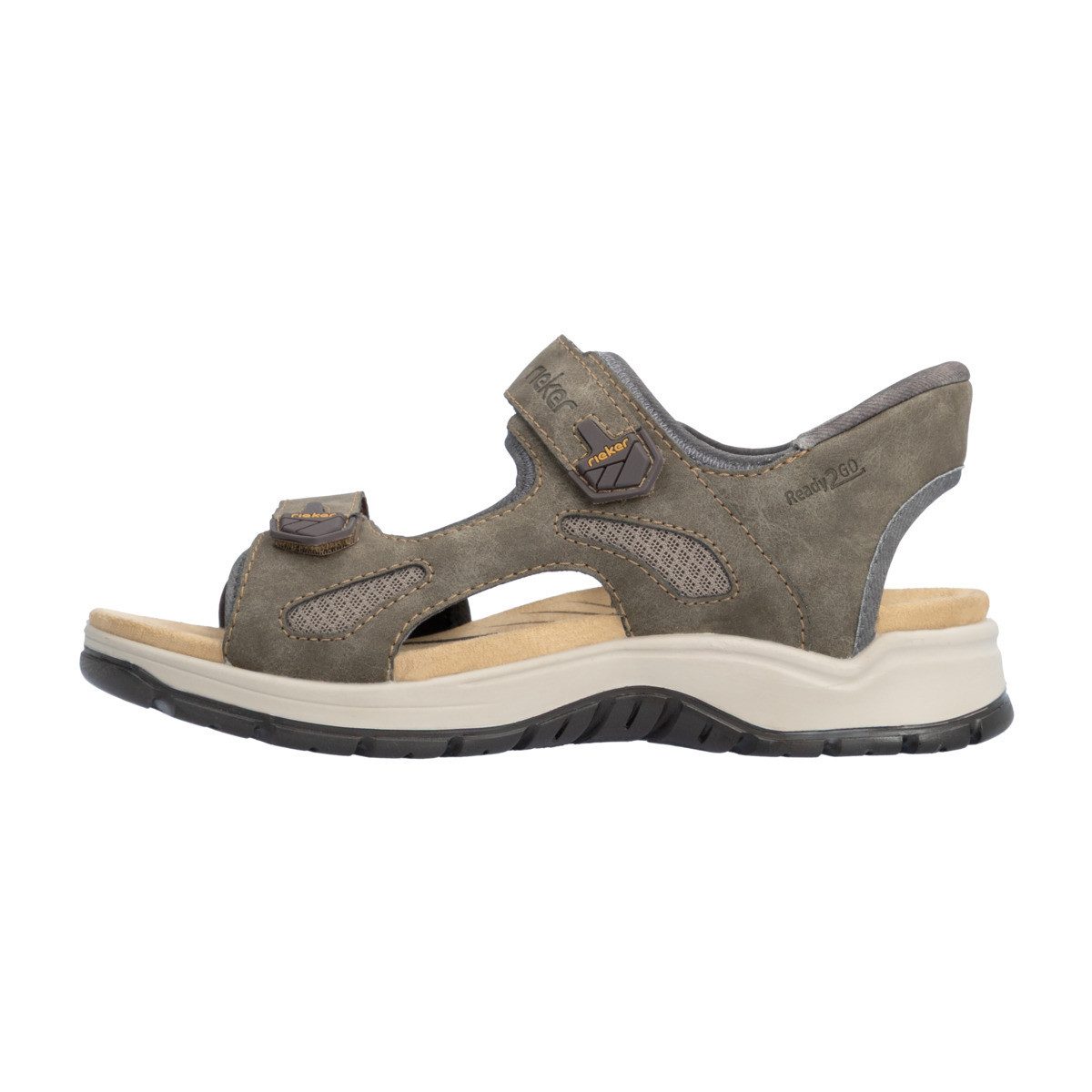 Rieker 26953 Herren Sandale Sandaletten, Sommerschuhe, Badeschuhe, Riemchen, Schlappen