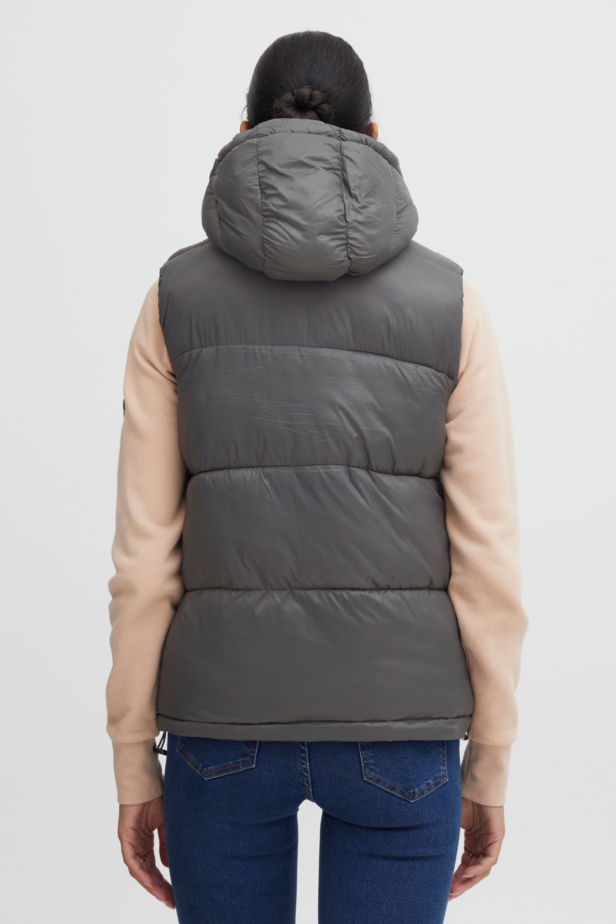 OXMO Steppweste OXTabita Steppweste mit Kapuze