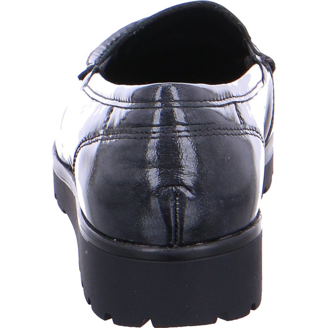 Lackleder Schuhe, schwarz 049497 Slipper Dallas Slipper Ara Damen Ara -