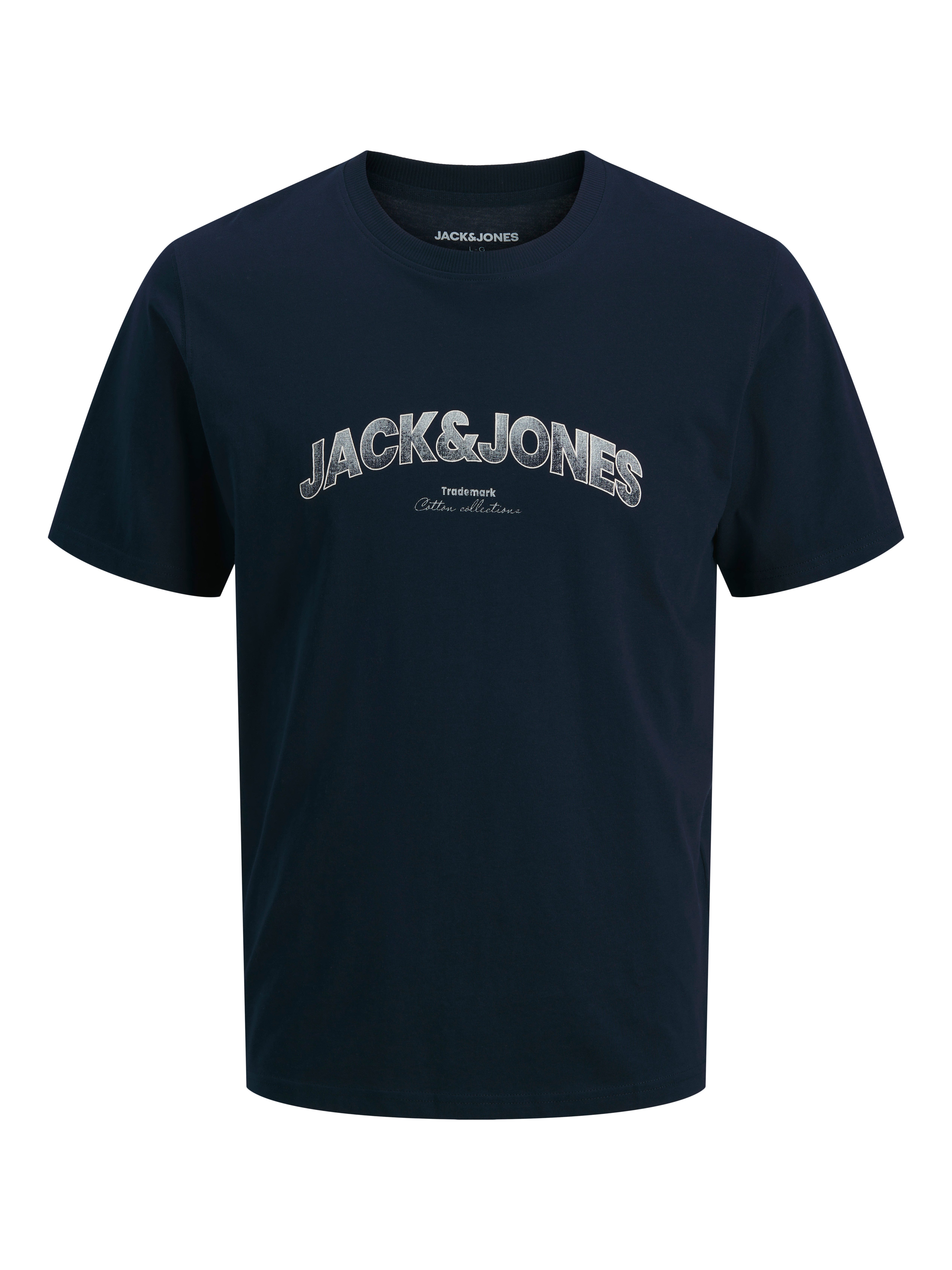 Jack & Jones PlusSize Rundhalsshirt JJAVERY TEE SS CREW NECK PLS Baumwolle, normal geschnitten – Bild 4 von 5