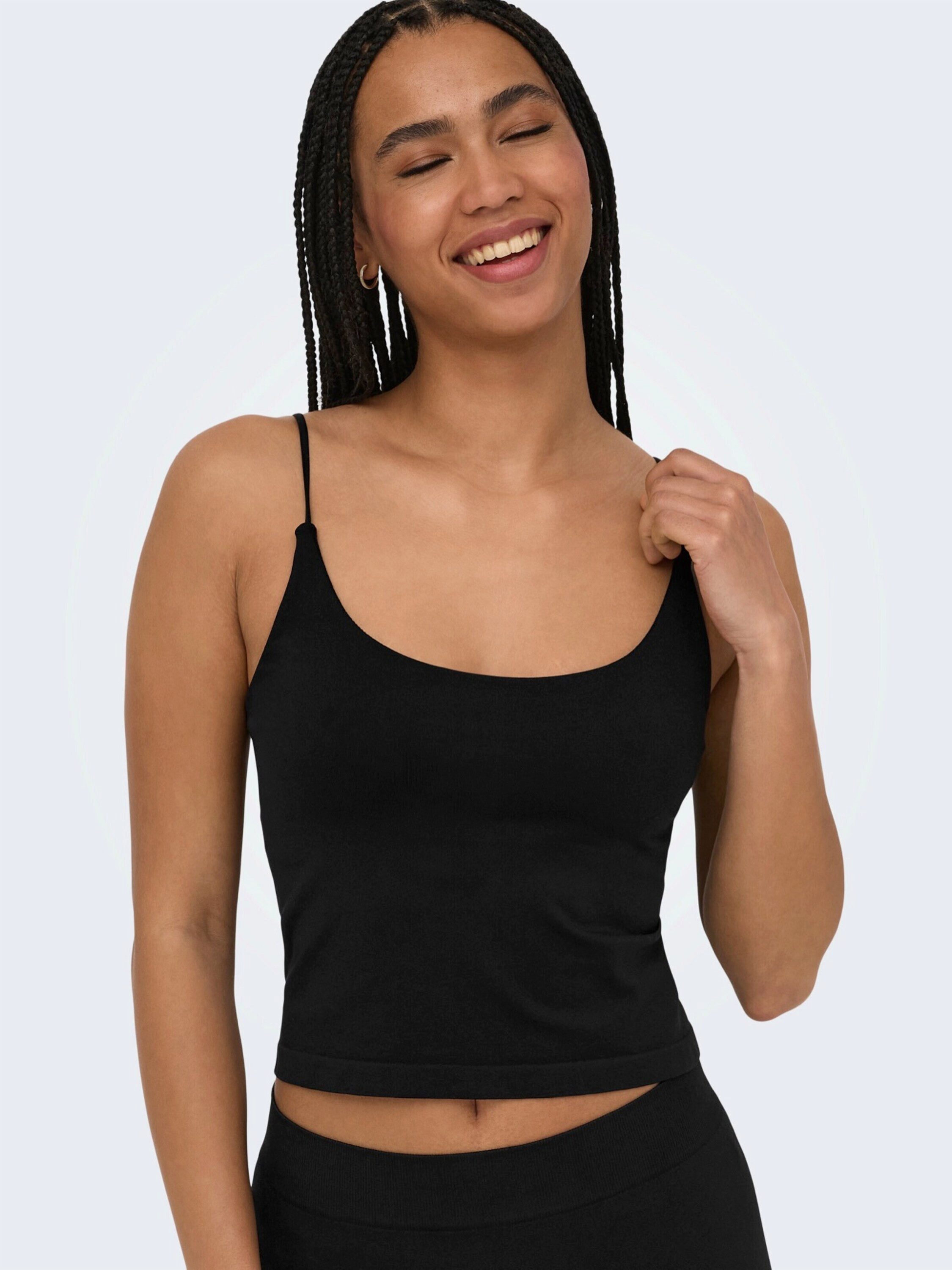 ONLY Spaghettitop ONLBELLA (1-tlg) Plain/ohne Details – Bild 2 von 5