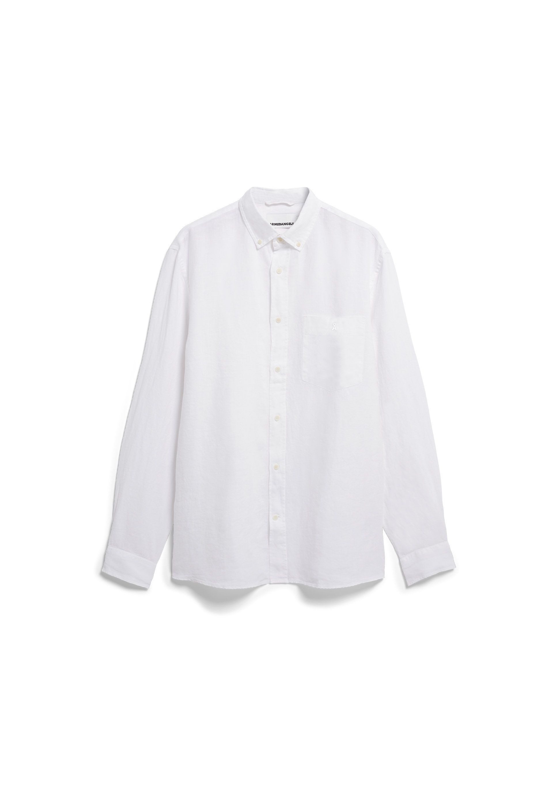 Armedangels Langarmhemd LINEN Hemd aus Leinen (1-tlg., Relaxed Fit) Relaxed Fit