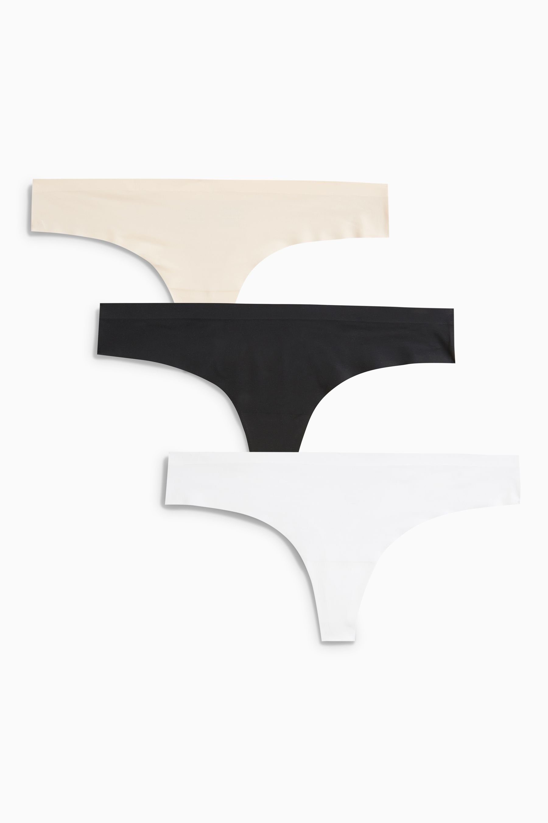 String Nahtlose Slips im 3er-Pack