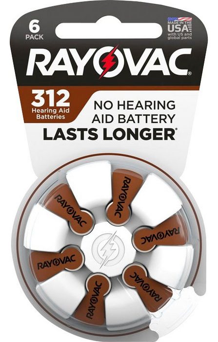 RAYOVAC Rayovac Acoustic Zink-Luft Hörgerätebatterie geeignet für Hörgeräte Batterie (1 5 V 60 St)